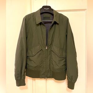 Uniqlo green flight jacket men’s small